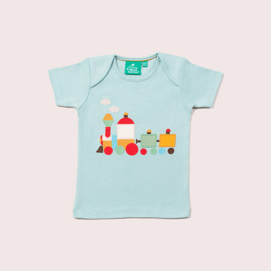 LGR Little Train Applique Short Sleeve T-Shirt