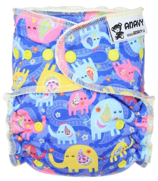 CLEARANCE Anavy Onesize Fitted Nappy - Snaps