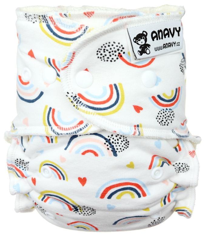 CLEARANCE Anavy Onesize Fitted Nappy - Snaps