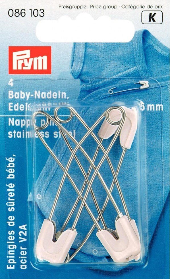 Prym Stainless Steel Nappy Pins