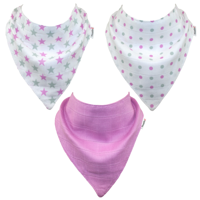 MuslinZ Cotton Dribble Bibs