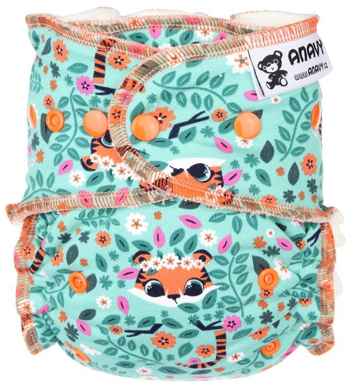 CLEARANCE Anavy Onesize Fitted Nappy - Snaps