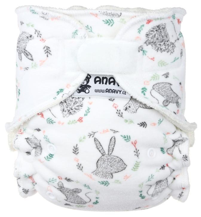 CLEARANCE Anavy Onesize Fitted Nappy - Hook & Loop