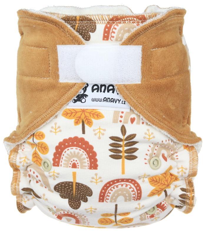 CLEARANCE Anavy Onesize Fitted Nappy - Hook & Loop