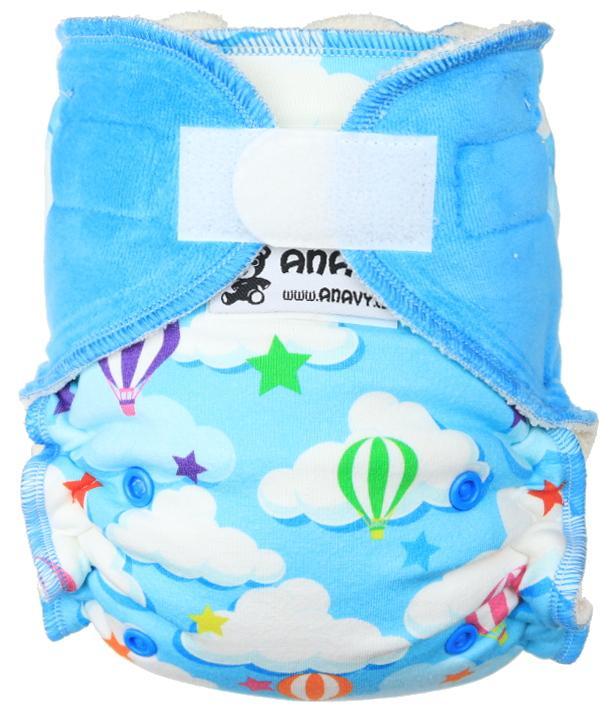 CLEARANCE Anavy Onesize Fitted Nappy - Hook & Loop