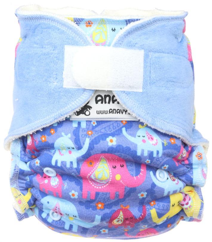 CLEARANCE Anavy Onesize Fitted Nappy - Hook & Loop