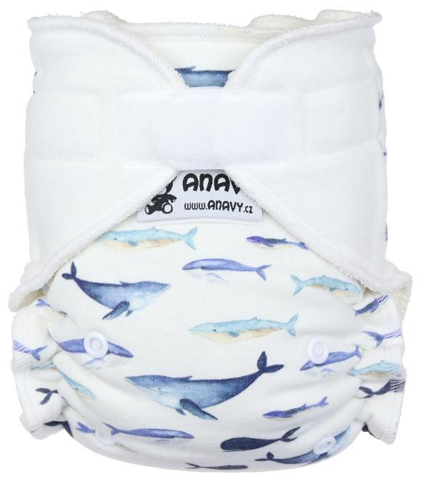 CLEARANCE Anavy Onesize Fitted Nappy - Hook & Loop