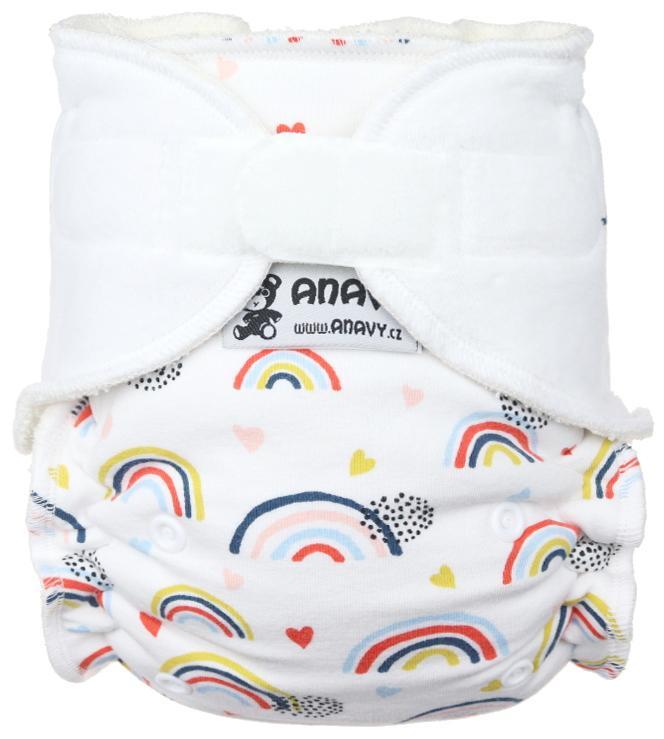 CLEARANCE Anavy Onesize Fitted Nappy - Hook & Loop